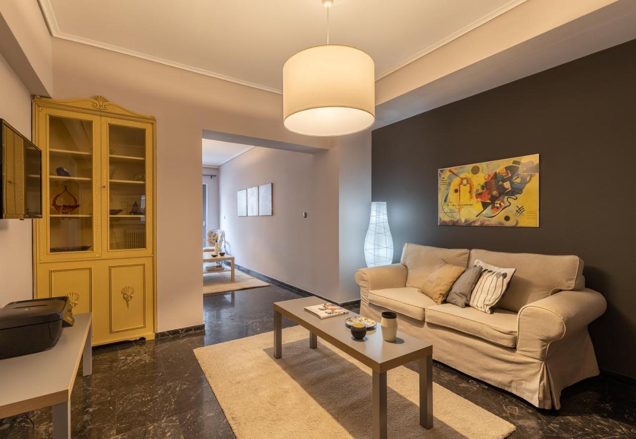 Tranquil Central Apt, Behind Athens Caravel Area Exteriör bild