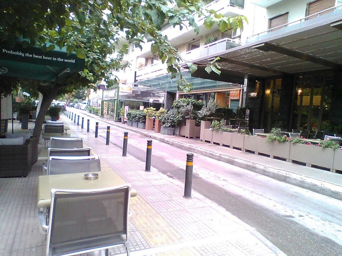 Tranquil Central Apt, Behind Athens Caravel Area Exteriör bild