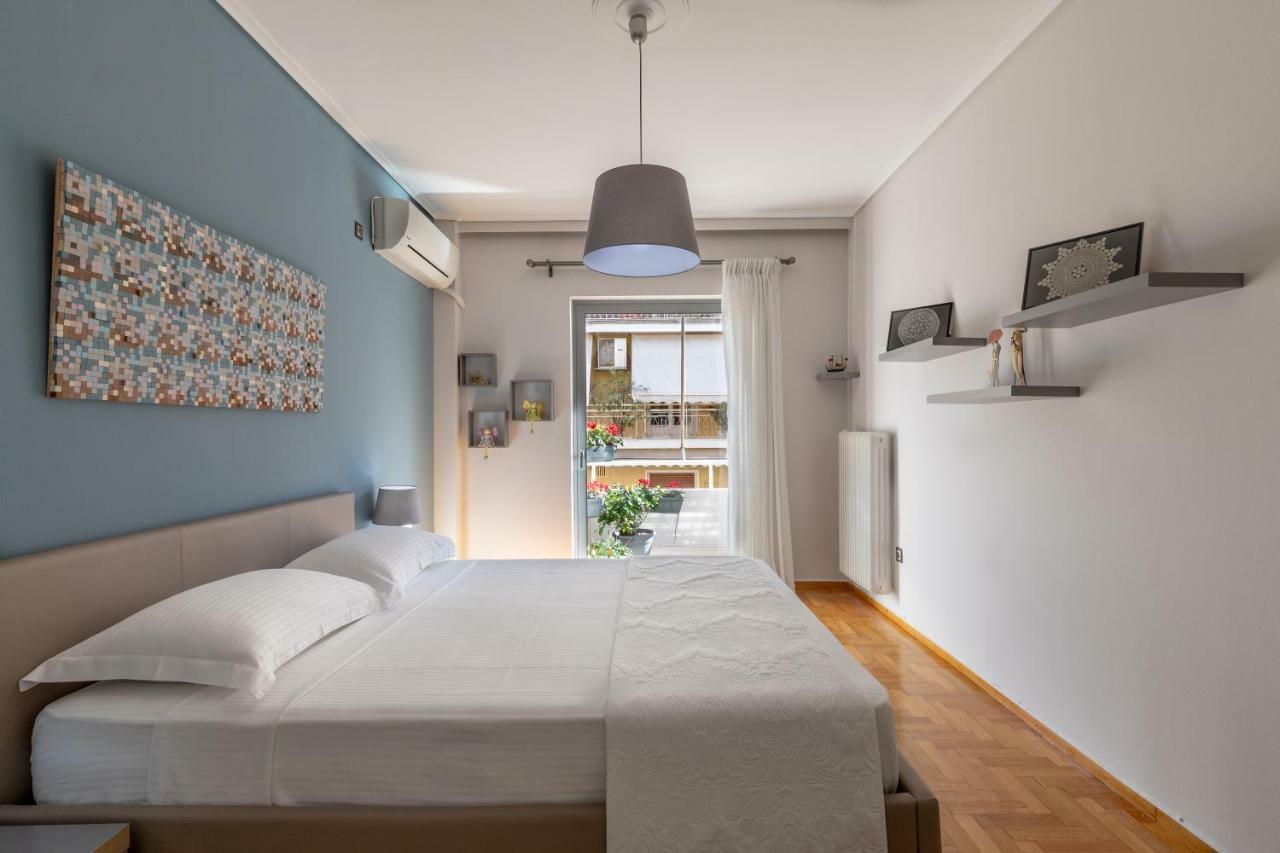 Tranquil Central Apt, Behind Athens Caravel Area Exteriör bild