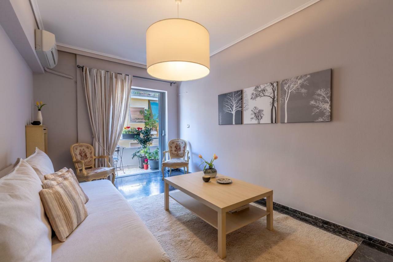 Tranquil Central Apt, Behind Athens Caravel Area Exteriör bild